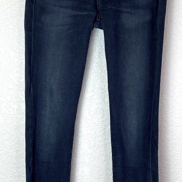 AG ADRIANO GOLDSCHMIED Dark Raw Hem the Absolute Legging Skinny Jeans Denim 25R - Picture 4 of 14